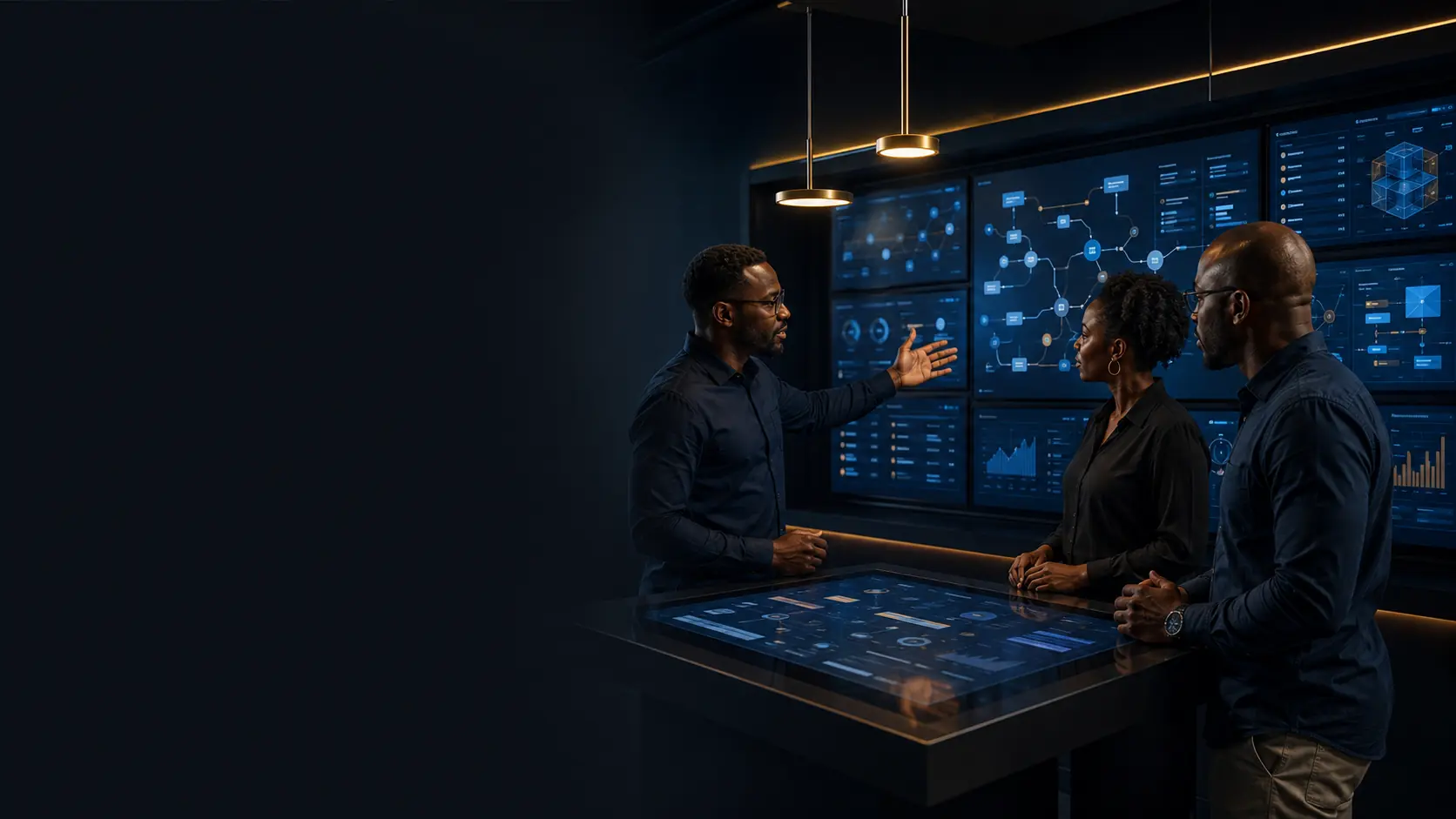 Custom Software Solutions specialists at work